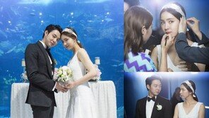 ‘냄새를 보는 소녀’ 신세경, 박유천과 웨딩 사진… ‘아름다워’