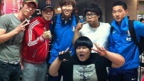 헬스보이 김수영, 70kg 감량 前 손흥민+남태희와 인증샷…미친 인맥 불구 굴욕?