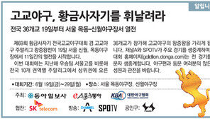 [알립니다]고교야구, 황금사자기를 휘날려라