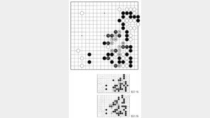 [바둑]제59기 국수전… 응수타진 74, 76