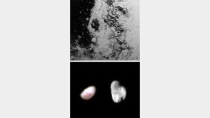 명왕성서 새 산맥 발견… 위성도 근접 촬영