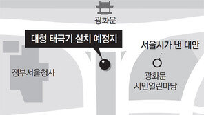 [단독]“광화문광장 대형 태극기, 서울 수복일에도 못 휘날립니다”