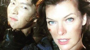 이준기 할리우드 진출, ‘레지던트 이블’ 촬영 中…요보비치-이준기 다정샷 ‘관심UP↑’