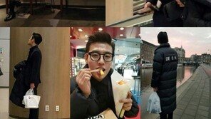 강하늘, 비닐봉지 공항패션…이유는?