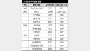 요주의! 영구채로 부채 물타기
