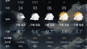 [어플연구소]‘원기날씨’ vs ‘케이웨더 날씨’