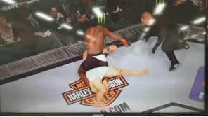 UFC 앤서니 존슨, 베이더 1라운드 1분 만에 TKO승…무차별 주먹 폭격으로 실신