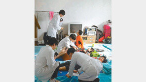 고향 어르신에게 의료봉사