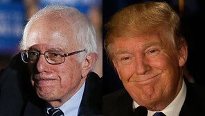 美뉴햄프셔 경선 샌더스-트럼프 웃었다…압도적 승리