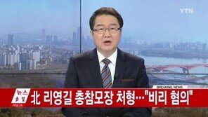 北 리영길 총참모장 처형… “세도·비리 혐의”