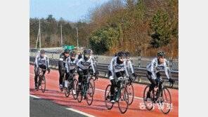 국가대표 사이클 선수단, 강진서 사이클 전지훈련