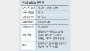 한반도에 뜬 F-22… 꼭꼭 숨은 김정은