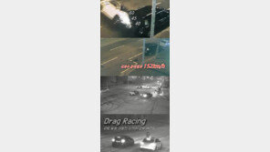 김혜성 ‘불법 레이싱 피해’…사고 전 CCTV 보니? 외제차 도로 점검+과속 ‘눈살’