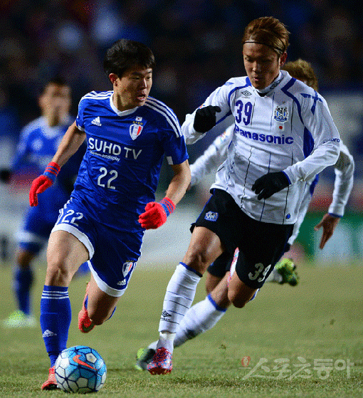 골포스트 맞힌 권창훈…수원삼성, 아쉬운 무승부