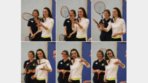 운동복 차림 英 케이트 미들턴, “제 테니스 실력 어떤가요?”