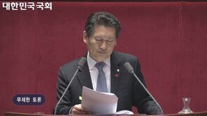 [국회 필리버스터] 더불어민주당 “의로운 사투 이어나갈 것” 100시간 눈 앞