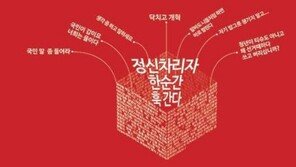 “정신차리자, 한순간 훅 간다” 새누리당 새 배경판엔…