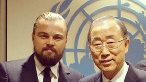 남우주연상 디카프리오, 인스타그램에 반기문 총장과 다정샷 눈길