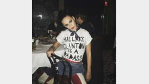 올랜도 블룸과 열애설 케이티 페리 “힐러리 클린턴 최고” 공개지지