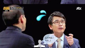 ‘썰전’ 전원책 “총선 현수막, 모두 바보처럼 입을 헤 벌려” 표정모사 ‘大폭소’…유시민 반응은?