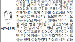 [스포츠동아 오늘의 운세] 2016년 3월 7일 월요일 (음력 1월 29일)