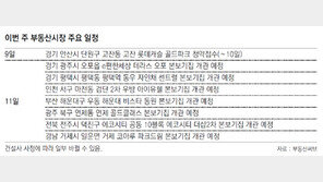 [부동산 캘린더]경기 광주 ‘e편한세상 테라스 오포’ 등 본보기집 7곳 개관