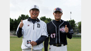 박세혁 팬티 선물에 김태형 감독 함박웃음