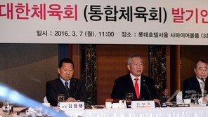 25일 새 통합체육회 이사회…4월 초 창립총회
