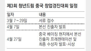 [청년드림]중국서 성공창업 도전하세요