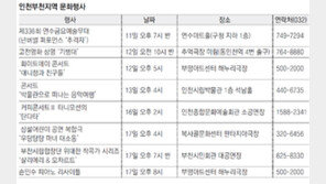 인천부천지역 문화행사