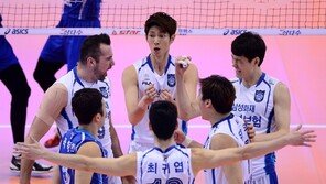 그로저 36득점…삼성화재 PO 진출