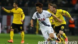 토트넘, 도르트문트에 0-3 완패…손흥민 선발 ‘76분’