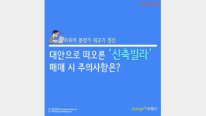 [카드뉴스]아파트 대신 '신축빌라', 매매 시 주의사항은?