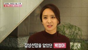 ‘전상우와 결혼’ 박정아, 갑상선 암 극복…“행복하세요”