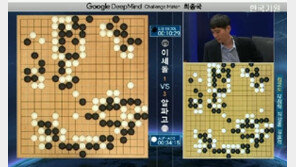 [이세돌 알파고 5국] 팽팽한 접전…중계 유창혁 “계가 가능성 높다” 