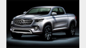 벤츠 픽업트럭 ‘X클래스’, 파리오토쇼에서 데뷔한다