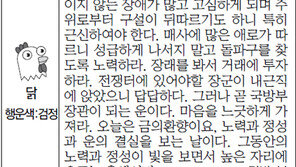 [스포츠동아 오늘의 운세] 2016년 3월 17일 목요일 (음력 2월 9일)