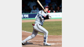 LG 서상우, 홈런 포함 3안타 ‘거포 본능’