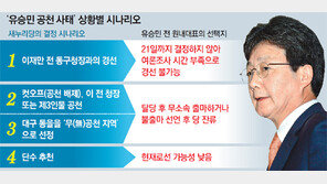 먼저 날리진 않겠다는 친박… 유승민 무소속 출마 명분 차단