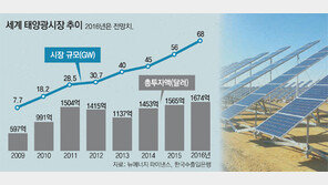 저유가-불황에도 태양광은 쨍… 국내업체들 투자 러시 