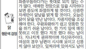 [스포츠동아 오늘의 운세] 2016년 3월 28일 월요일 (음력 2월 20일)