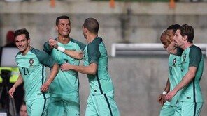 호날두 ‘결승골’…포르투갈, 벨기에 2-1 격파
