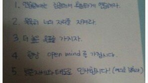 ‘2NE1 탈퇴’ 공민지, 연습생 시절 작성한 10계명 보니…‘무너질 때마다 강해지자’ 뭉클