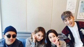 ‘프로듀스101’ 황인선, 제아-DJ쿠-맥시마이트와 인증샷…위화감 제로 ‘황이모’