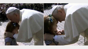 교황 만나러 간 꼬마 소녀 “간절함은 이루어진다”