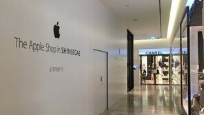 백화점 명품 플로어에 '애플 샵' 국내 처음 입점