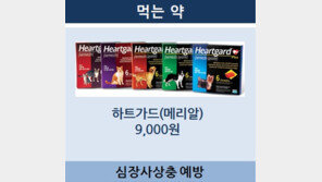 심장사상충약 가격 내려가나… 공정위 '메리알'에 시정명령