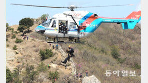 소방헬기 동원해 인명구조훈련