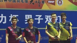 배드민턴 이용대-유연성 조, 中 마스터스 우승… 올해 첫승 