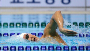 박태환 ‘15분10초95’…올림픽 A기준 넘었다